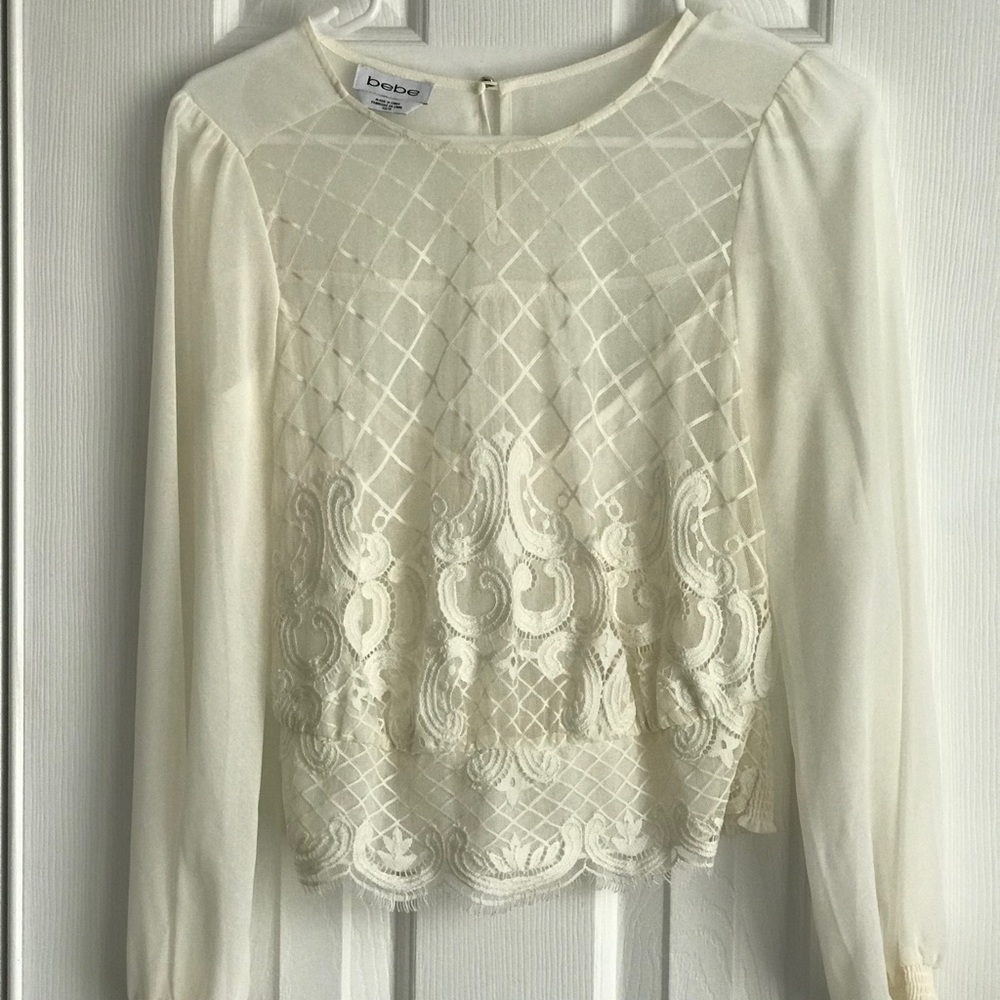 Bebe blouse top.  Gorgeous!
